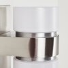Tiarp vägglampa utomhus LED Nickel matt, 2-ljuskällor, Rörelsedetektor