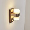Tiarp vägglampa utomhus LED Nickel matt, 2-ljuskällor, Rörelsedetektor