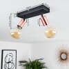 Tulla Taklampa, Takstrålkastare Kopparfärg, Svart, 2-ljuskällor