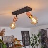 Tulla Taklampa, Takstrålkastare Kopparfärg, Svart, 2-ljuskällor