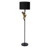 Lucide CHIMP Golvlampa, Golvlampa Guld, Svart, 1-ljuskällor
