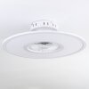 Marmorta Takfläkt med belysning LED Vit, 1-ljuskällor, Fjärrkontroll