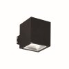 Ideallux SNIF vägglampa utomhus, Vägglampa Svart, 1-ljuskällor