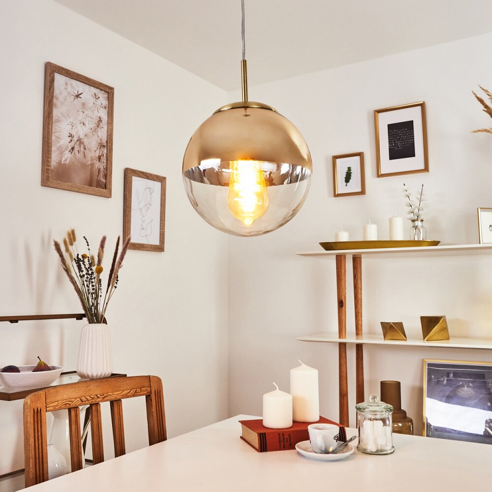 Degevos Pendellampa Guld, 1-ljuskällor main product photo