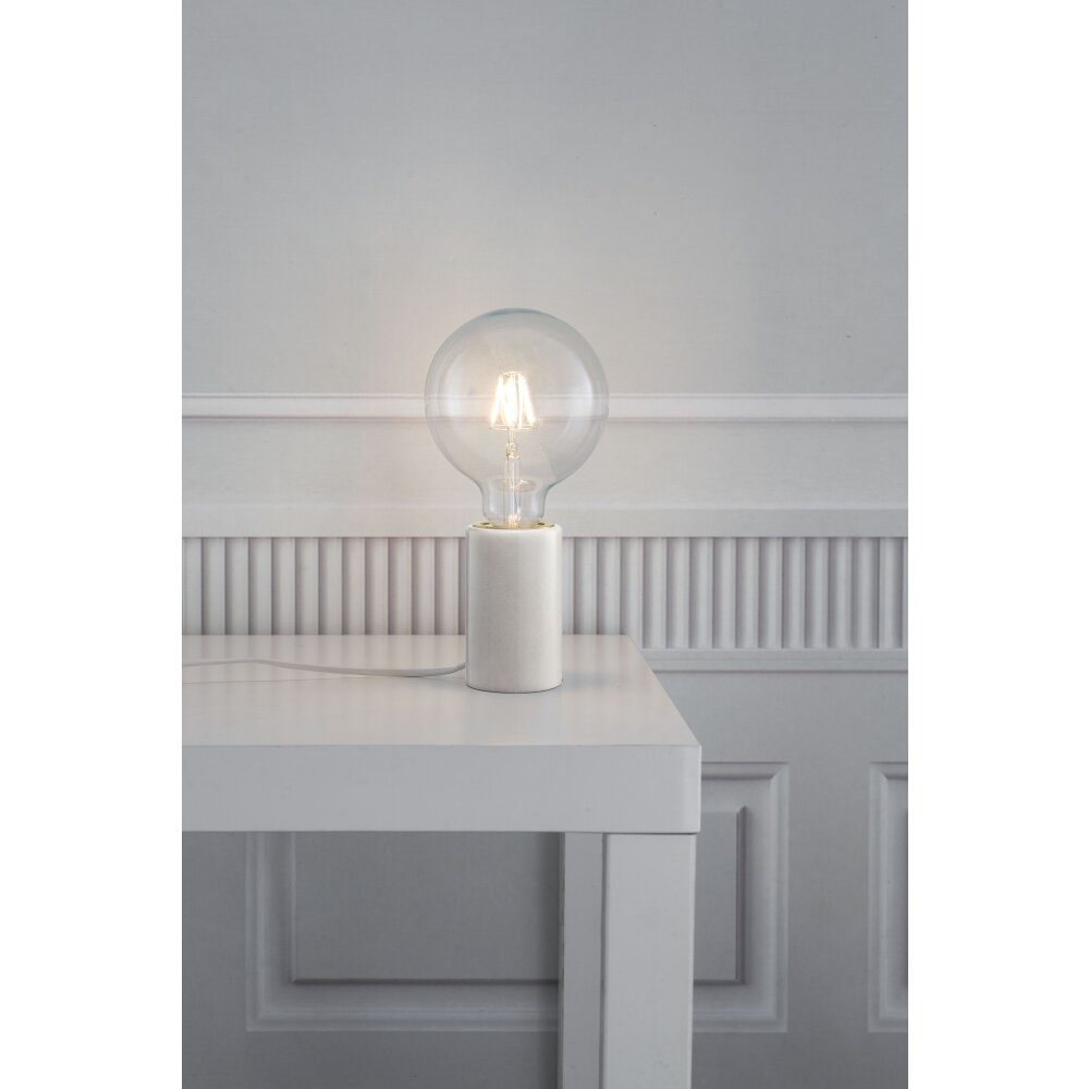 Nordlux SIV Bordslampa Grått, Vit, 1-ljuskällor main product photo