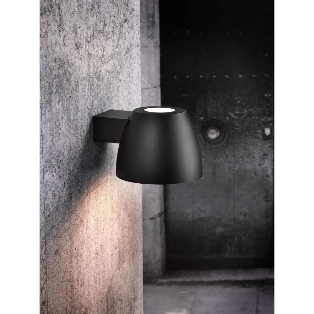 Nordlux BELL vägglampa utomhus Svart, 1-ljuskällor main product photo