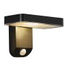 Nordlux RICA vägglampa utomhus, Solcellslampa, Vägglampa LED Svart, 1-ljuskällor