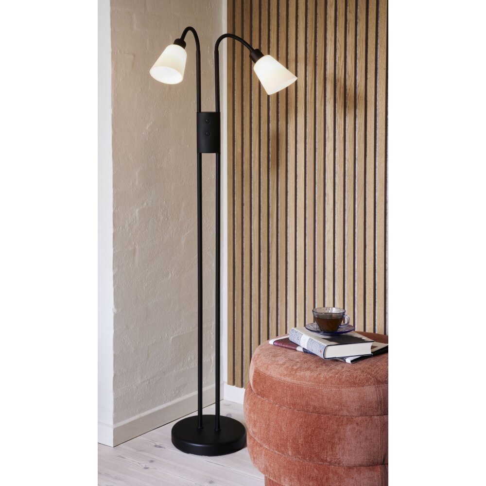 Nordlux MOLLI Golvlampa Svart, 2-ljuskällor main product photo