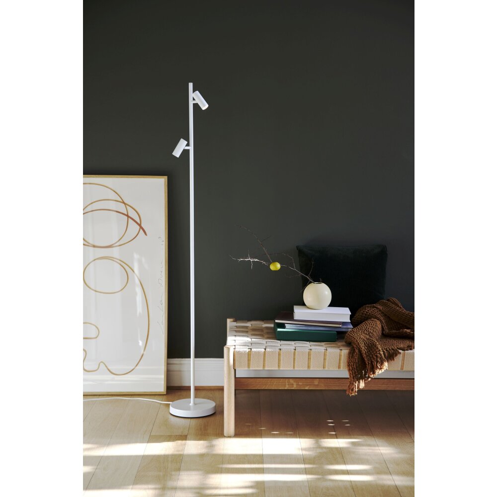 Nordlux OMARI Golvlampa LED Vit, 2-ljuskällor main product photo