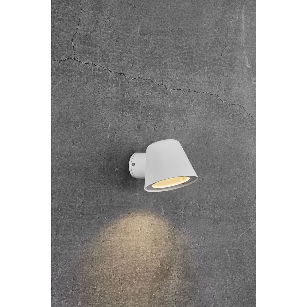 Nordlux ALERIA vägglampa utomhus Vit, 1-ljuskällor main product photo