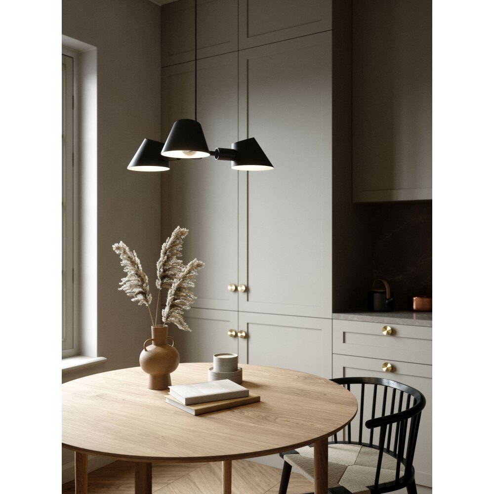 Design For The People by Nordlux STAY Pendellampa Svart, 3-ljuskällor main product photo