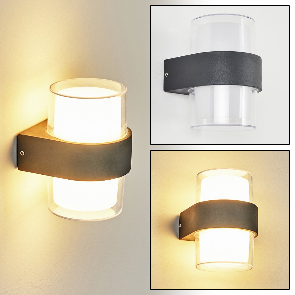 Cesta vägglampa utomhus LED Svart, 2-ljuskällor main product photo