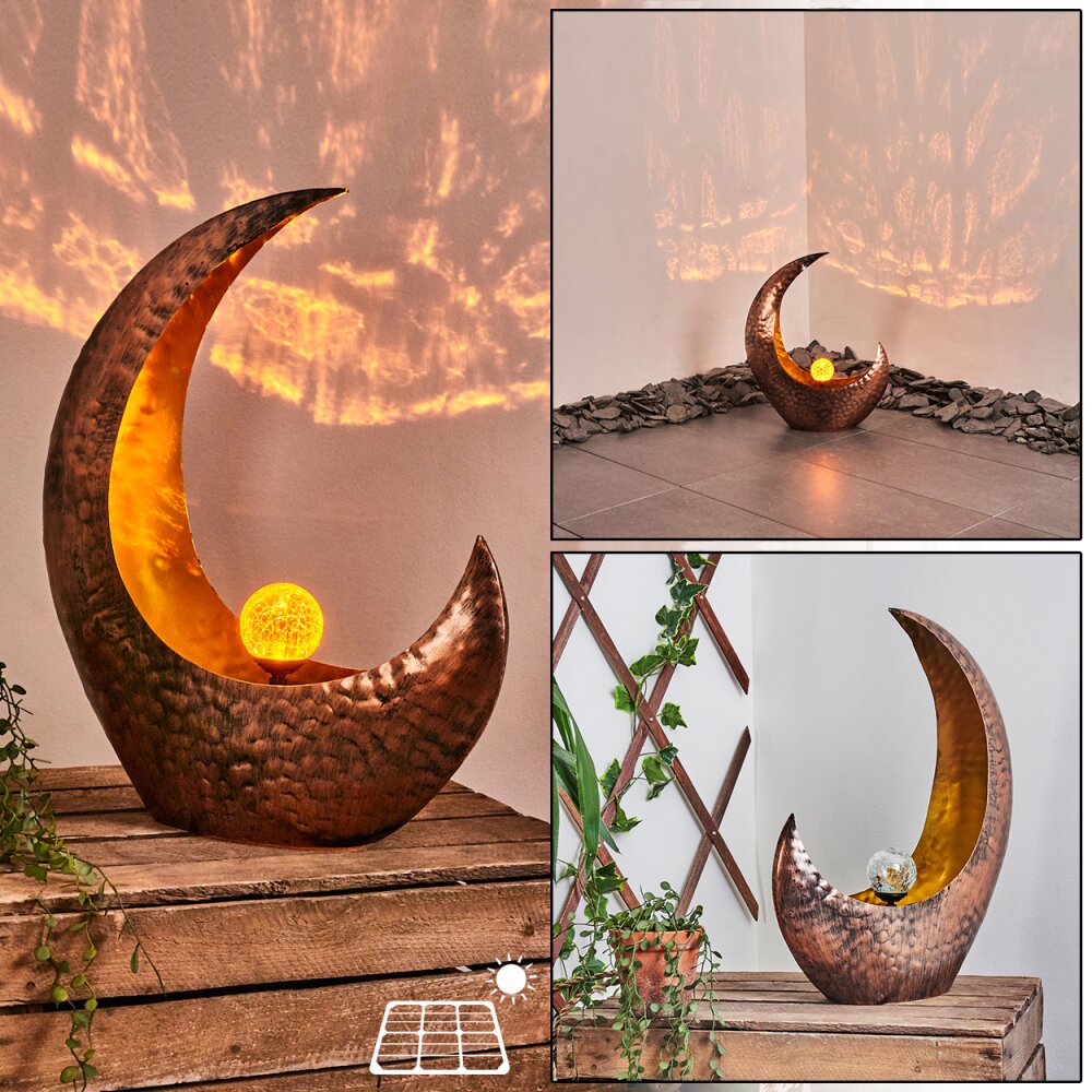Benevento LED Kopparfärg, Rostfärger, Genomskinlig, klar, 1-ljuskällor main product photo