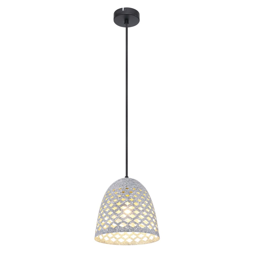 Globo HOLLIE Pendellampa Svart, 1-ljuskällor main product photo