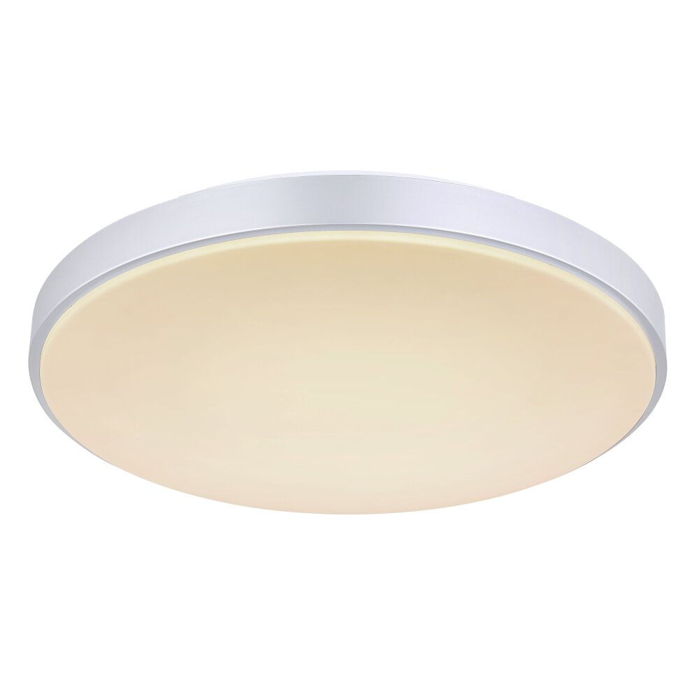 Globo SONNY Taklampa LED Silver, Vit, 1-ljuskällor, Fjärrkontroll main product photo