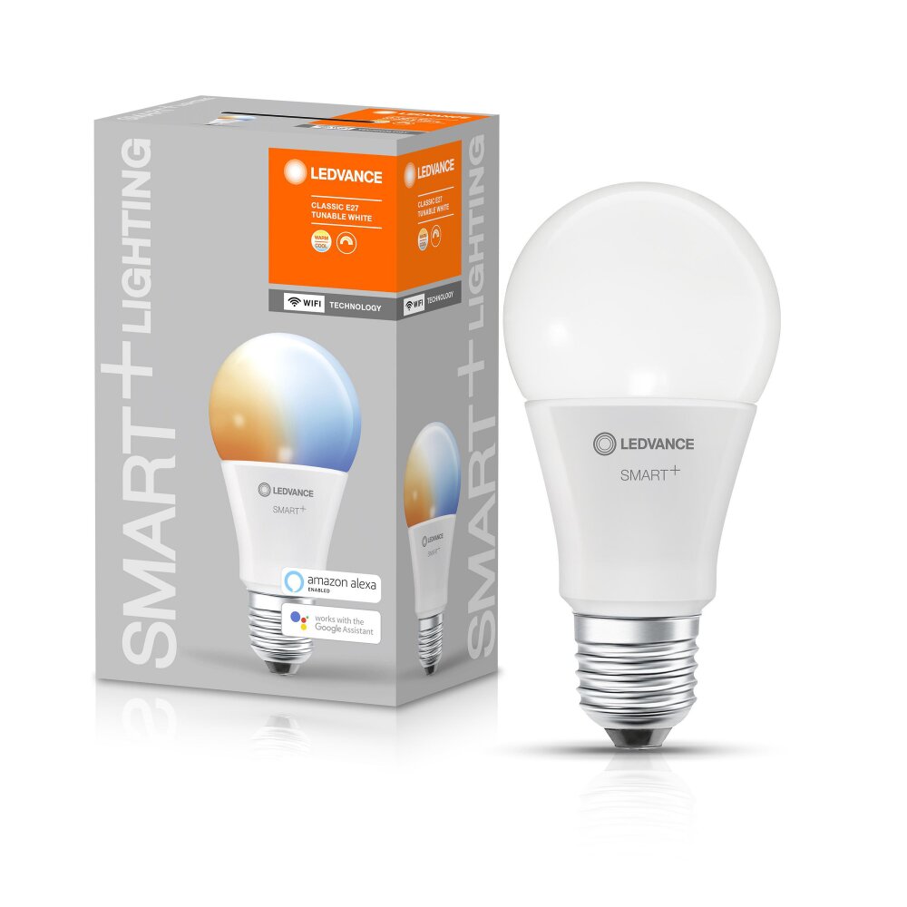Ledvance E27 LED 9 Watt CCT (justerbar) dimbar 806 Lumen main product photo