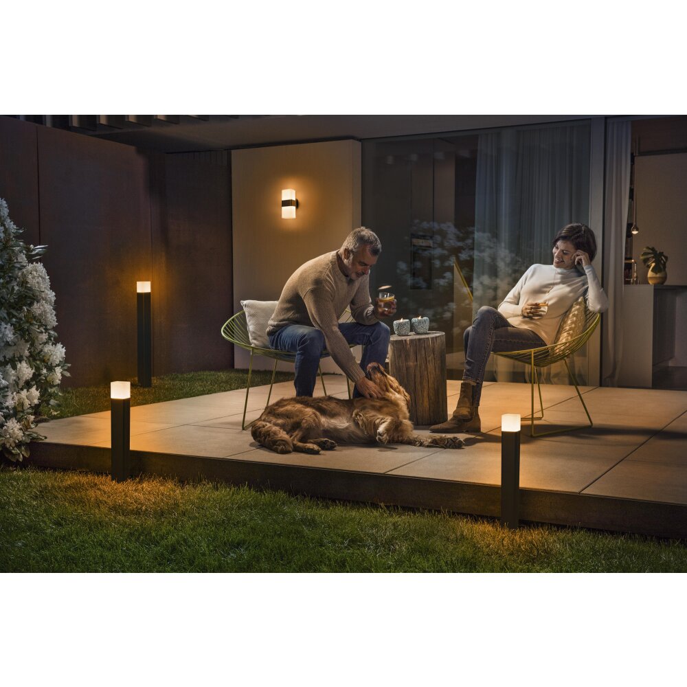 Ledvance CUBE gångvägslampa LED Grått, 1-ljuskällor, Färgväxlare main product photo