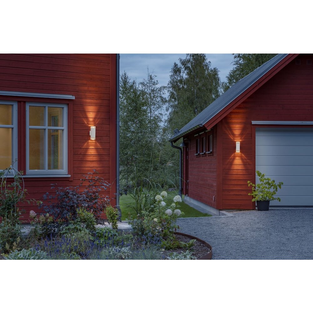 Konstsmide Lampor Pollux vägglampa utomhus Vit, 2-ljuskällor main product photo