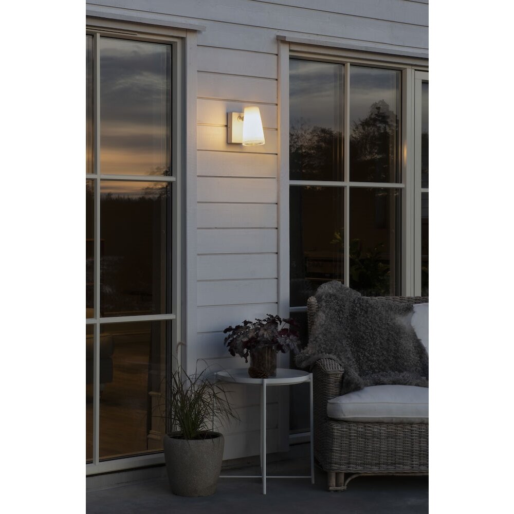 Konstsmide Lampor Fano vägglampa utomhus Grått, 1-ljuskällor main product photo