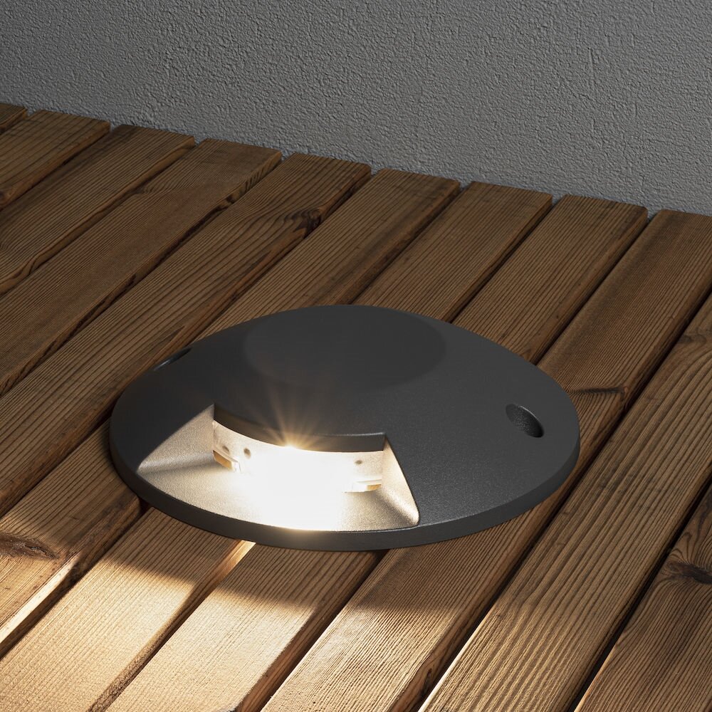 Konstsmide Lampor Konstsmide infälld markbelysning LED Antracit, 1-ljuskällor main product photo