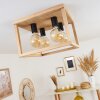 Torreglia Taklampa Brun, Svart, 4-ljuskällor