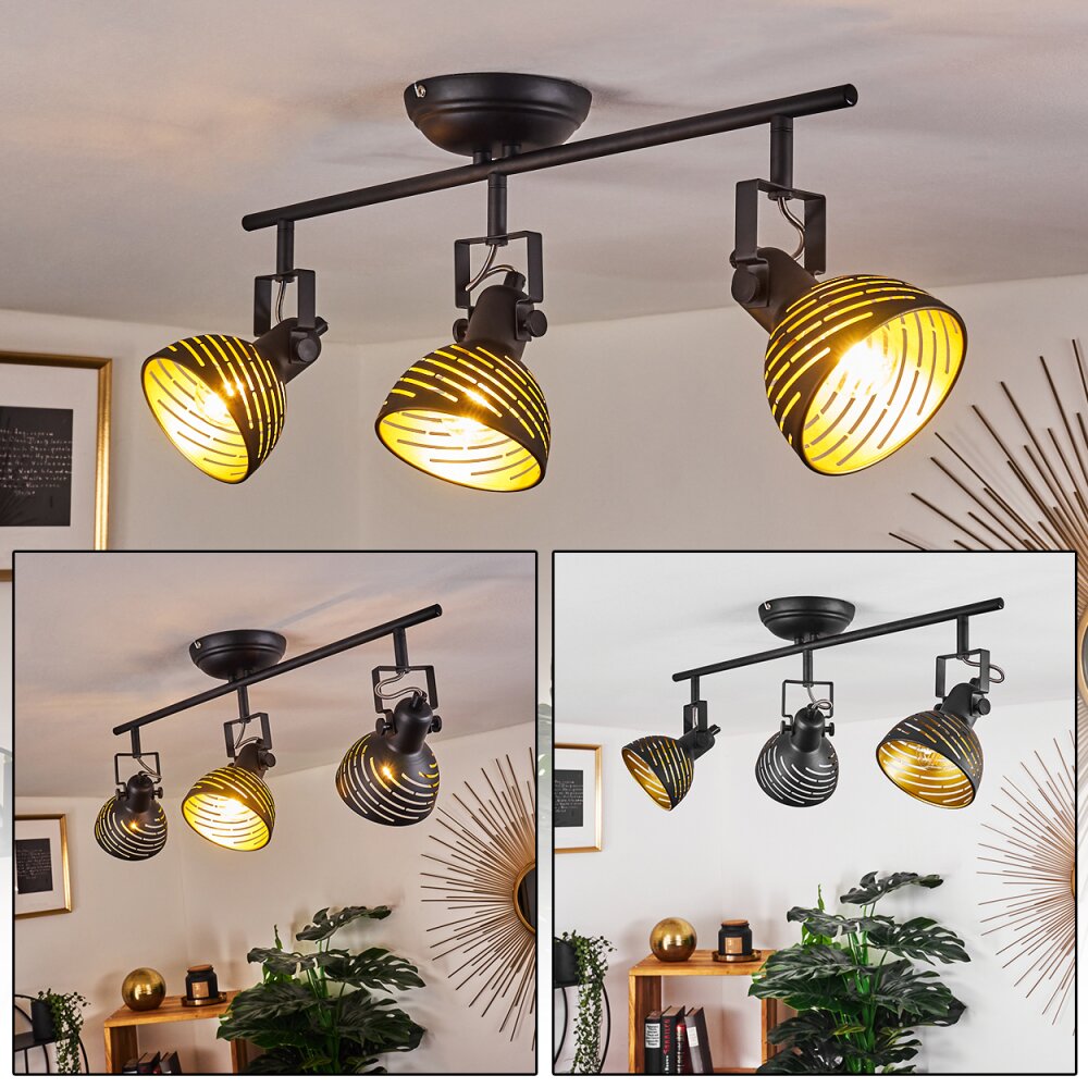 Osina Taklampa, Takstrålkastare Svart, 3-ljuskällor main product photo