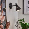 Tita Vägglampa, Läslampa Krom, Svart, 1-ljuskällor