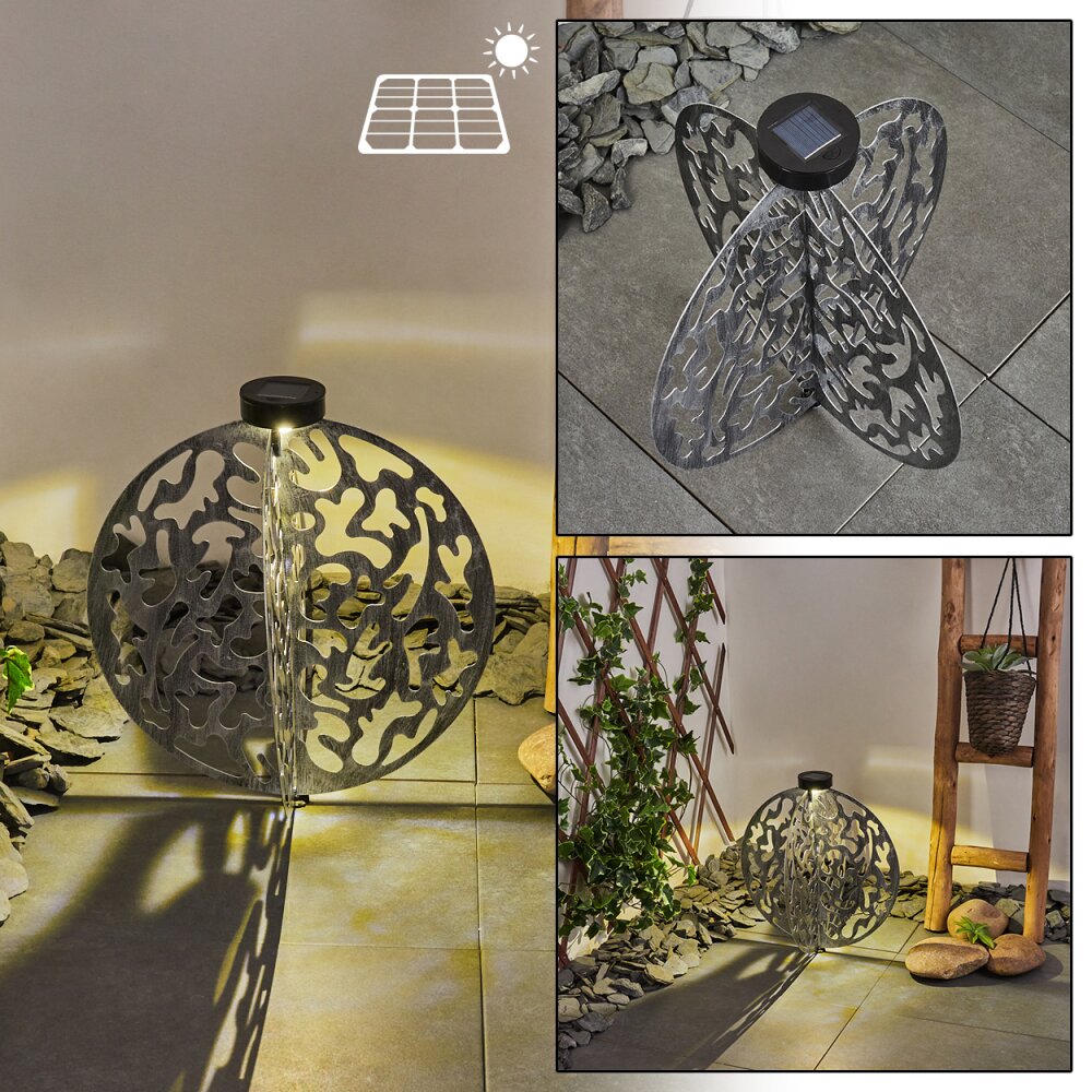 Mesan dekorativ belysning, kullampa, Solcellslampa LED Svart, Silver, 1-ljuskällor main product photo