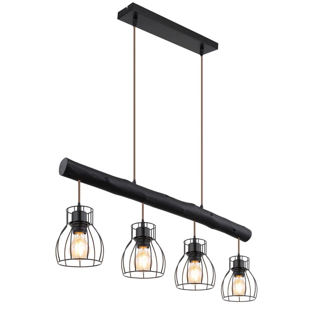 Globo MINA Pendellampa Svart, 4-ljuskällor main product photo