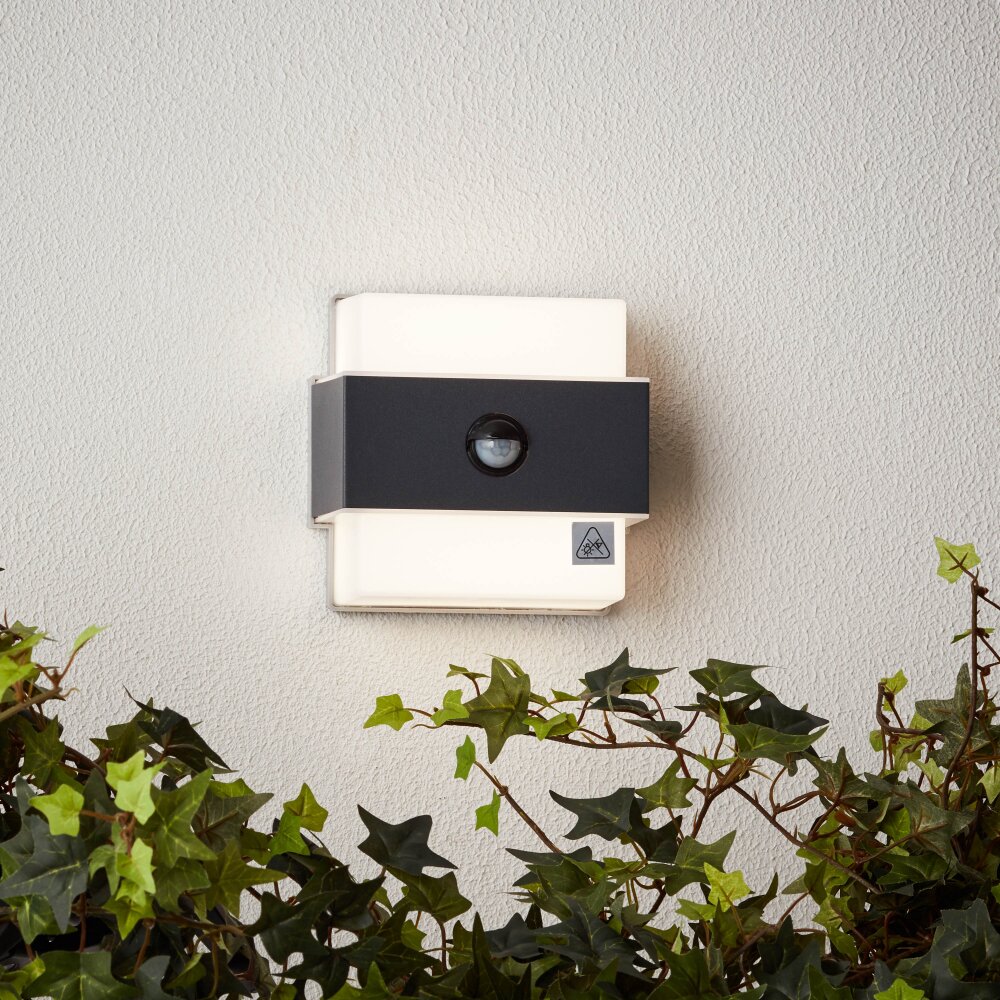 Brilliant Lampor Archie vägglampa utomhus LED Svart, 1-ljuskällor, Rörelsedetektor main product photo