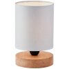 Brilliant Vonnie Bordslampa Trä ljus, Svart, 1-ljuskällor