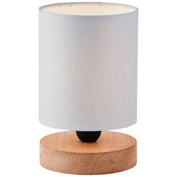 Brilliant Vonnie Bordslampa Trä ljus, Svart, 1-ljuskällor