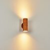 Tenvik vägglampa utomhus Brun, träoptik, 2-ljuskällor
