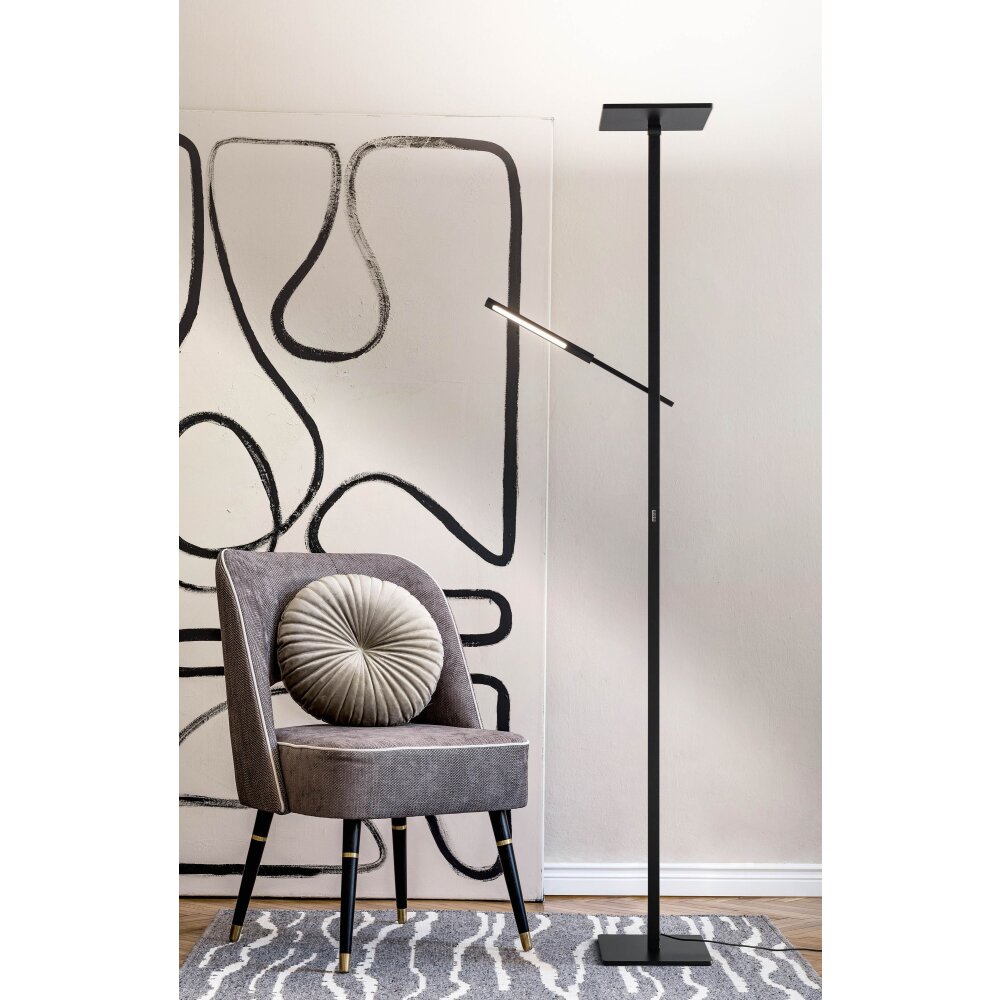 Fabas Luce Ideal Golvlampa, strålkastare LED Svart, 2-ljuskällor main product photo