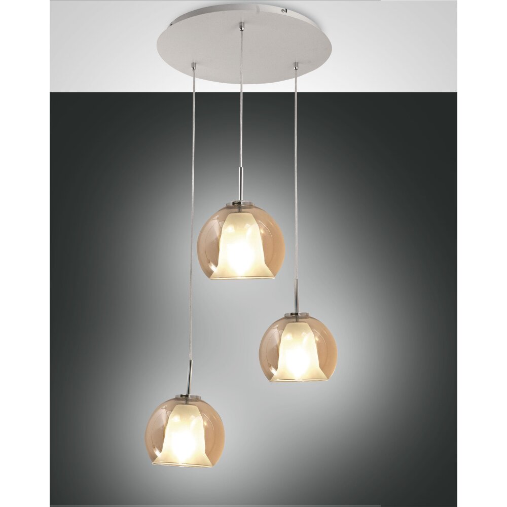 Fabas Luce Bretagna Pendelbelysning Vit, 3-ljuskällor main product photo