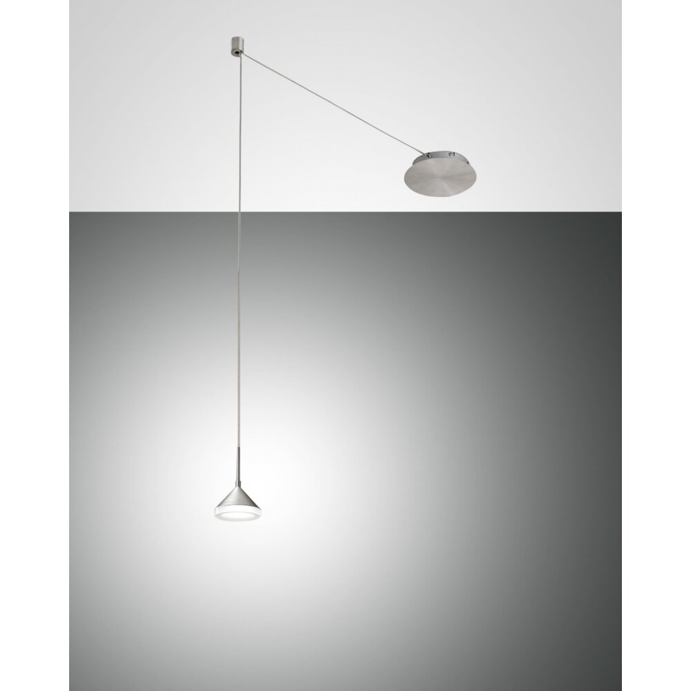 Fabas Luce Isabella Pendelbelysning LED Aluminium, Krom, Nickel matt, 1-ljuskällor main product photo