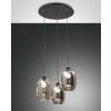 Fabas Luce Infinity Pendelbelysning Svart, 3-ljuskällor