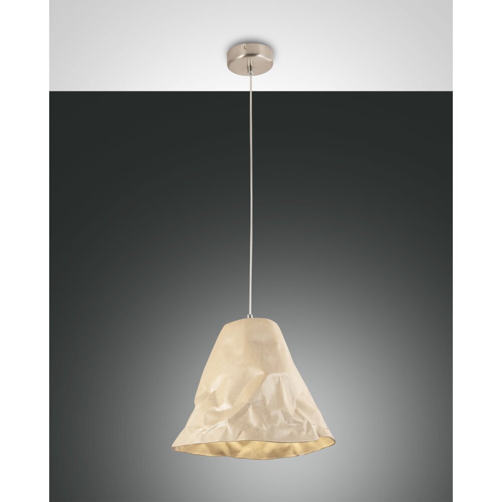 Fabas Luce Crumple Pendelbelysning Vit, 1-ljuskällor main product photo