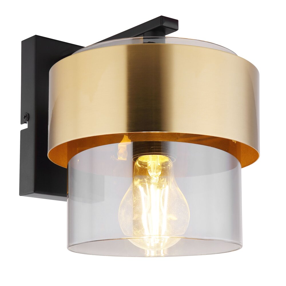 Globo MILLEY Vägglampa Svart, 1-ljuskällor main product photo