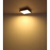 Globo DORO Taklampa, Panel LED träoptik, Svart, 1-ljuskällor
