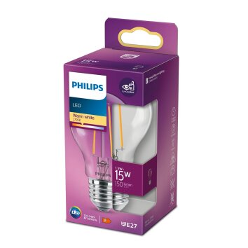 Philips Lampor E27 1.5 Watt varmvit 150 Lumen