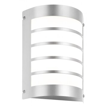 LCD vägglampa utomhus, Vägglampa Färg i rostfritt stål, 1-ljuskällor, Rörelsedetektor