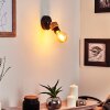 Harran Vägglampa Krom, Svart, 1-ljuskällor