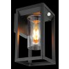 Globo CANDELA vägglampa utomhus Svart, 1-ljuskällor