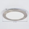 Finsrud Infälld lampa LED Nickel matt, 1-ljuskällor