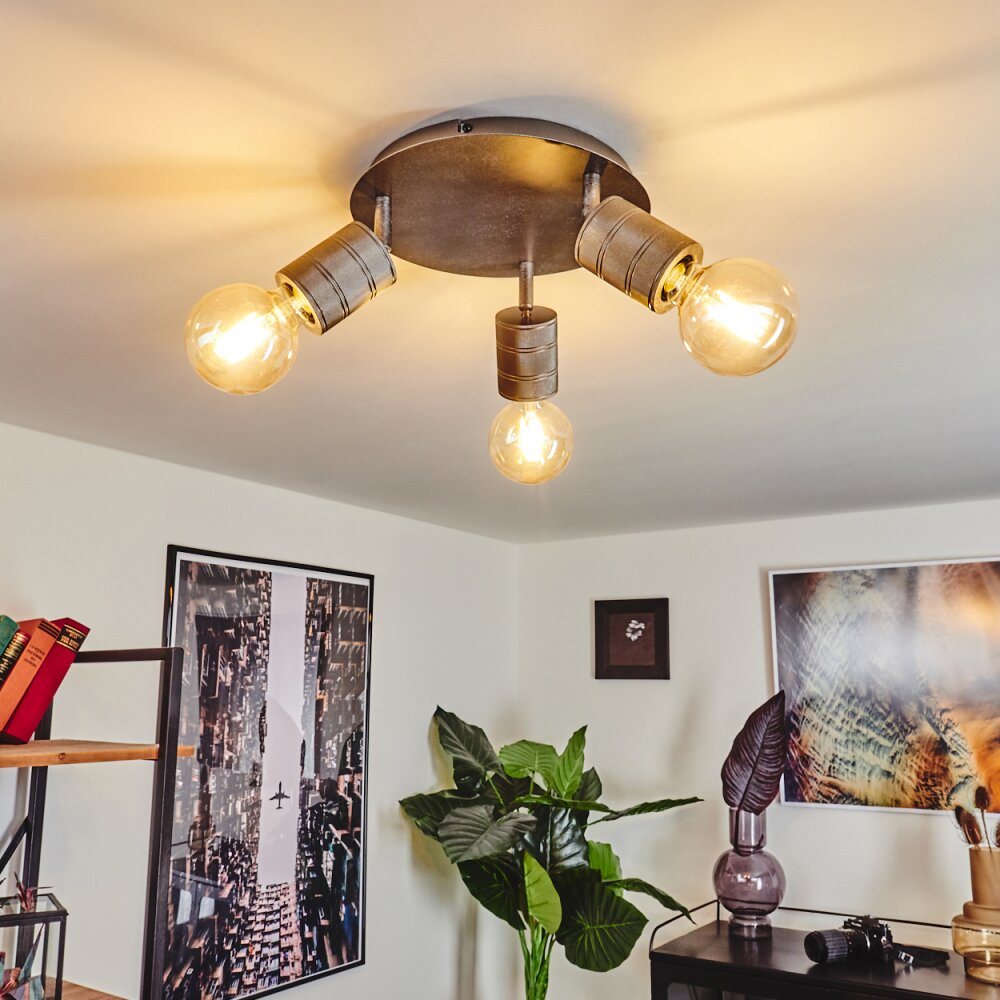 Tyldom Taklampa, Takstrålkastare Antiksilver, 3-ljuskällor main product photo