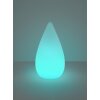 Reality Palmas Bordslampa LED Vit, 1-ljuskällor, Fjärrkontroll, Färgväxlare