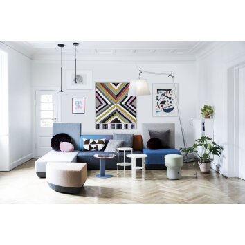 Artemide Maxi Golvlampa, Golvlampa LED Aluminium, 1-ljuskällor