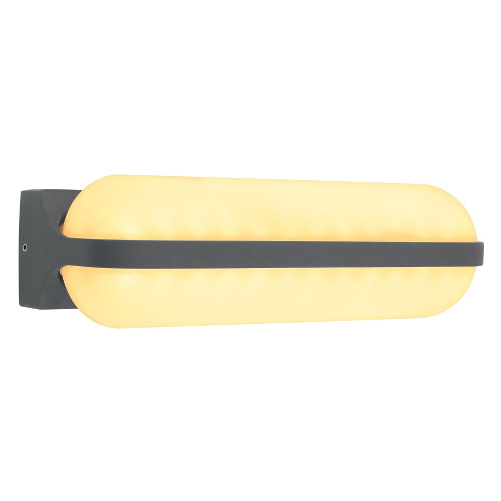 Globo HONNA vägglampa utomhus LED Antracit, 1-ljuskällor main product photo