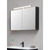 Trio Lino Vägglampa LED Krom, 1-ljuskällor